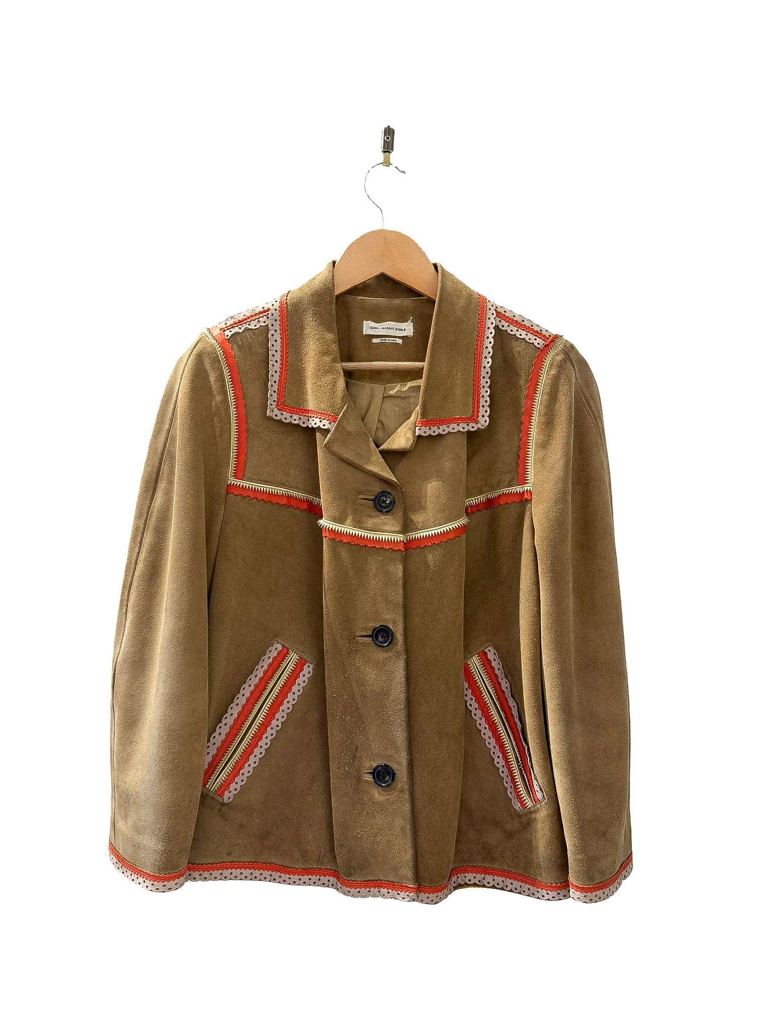 Isabel Marant Brown Suede Jacket-2