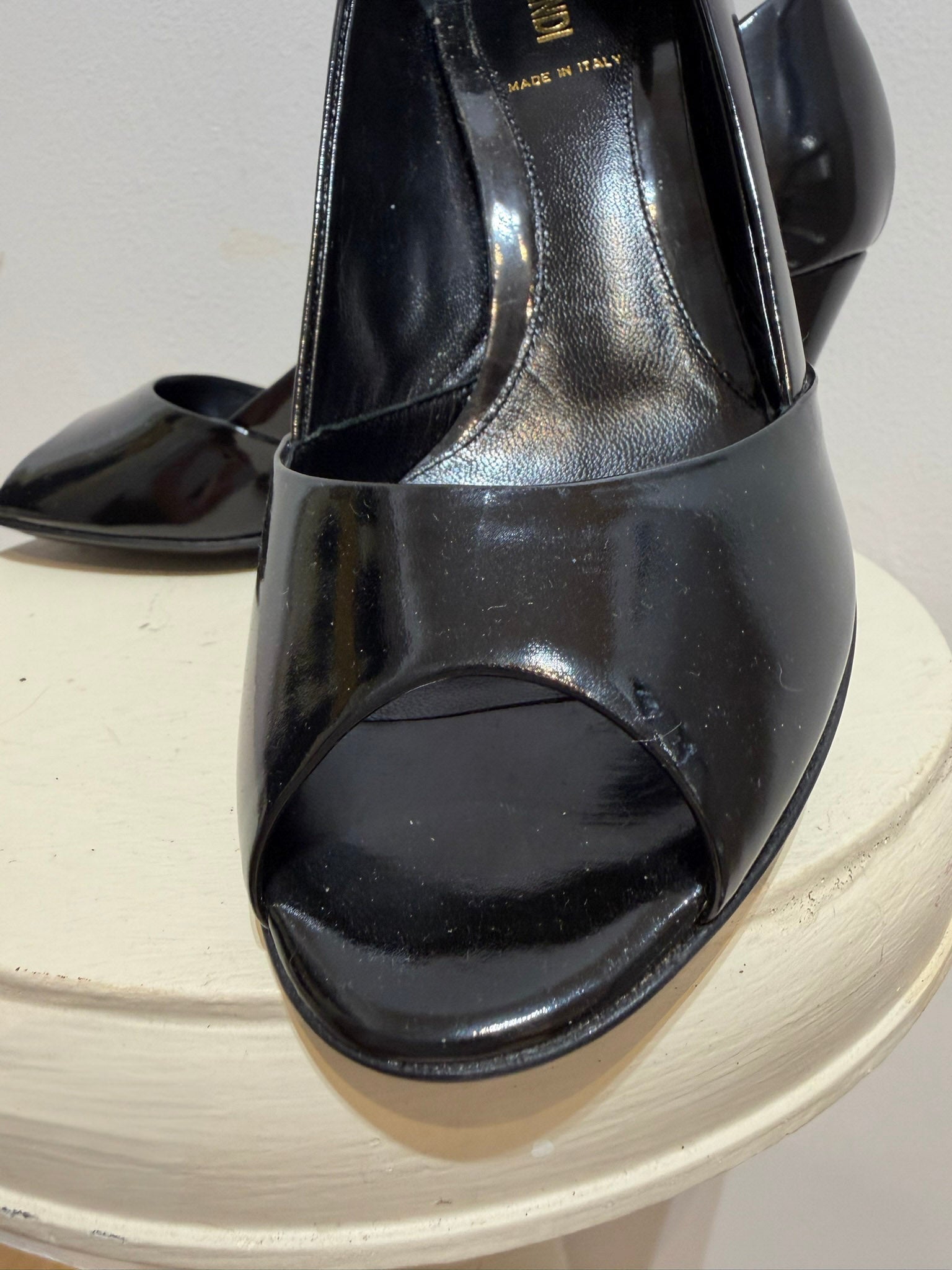 Black Fendi Heels-4