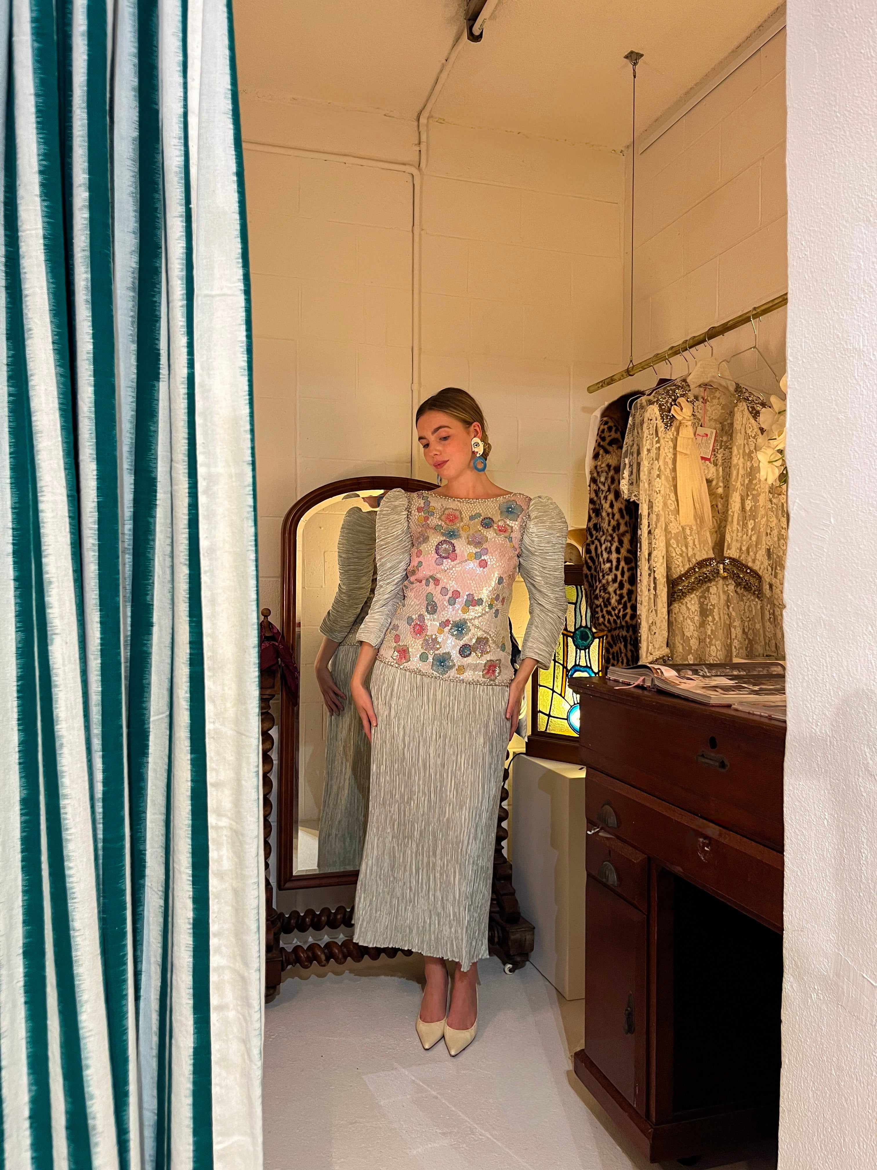Mary Mcfadden Couture Dress-2