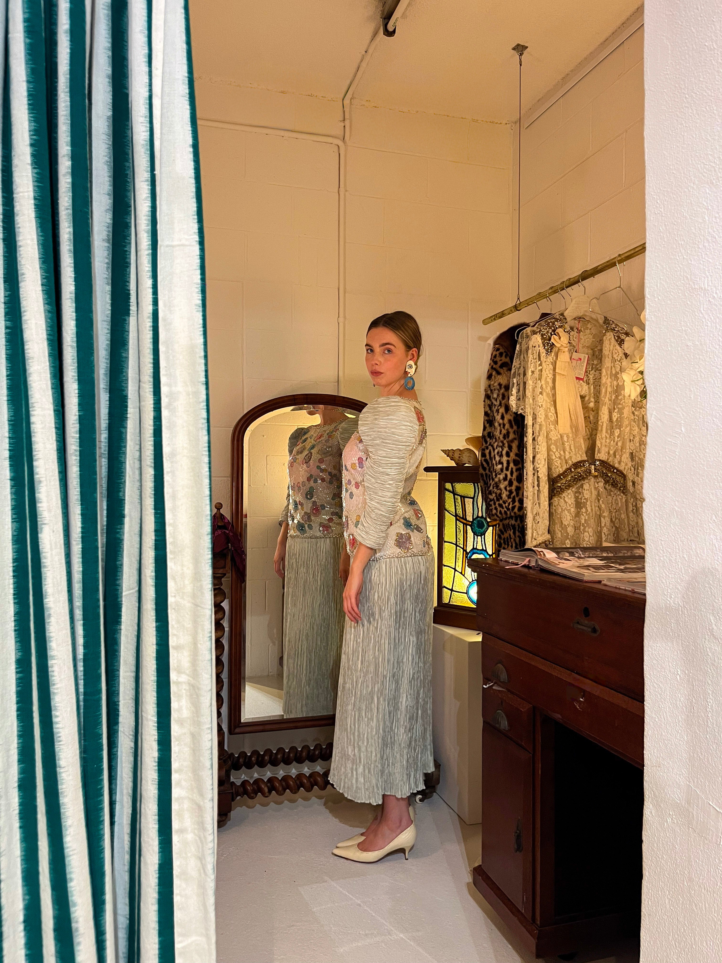 Mary Mcfadden Couture Dress