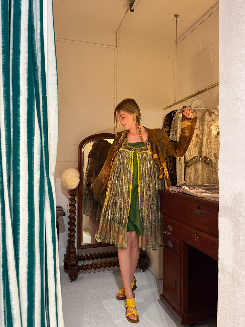 Easton Pearson Metallic tissue dress