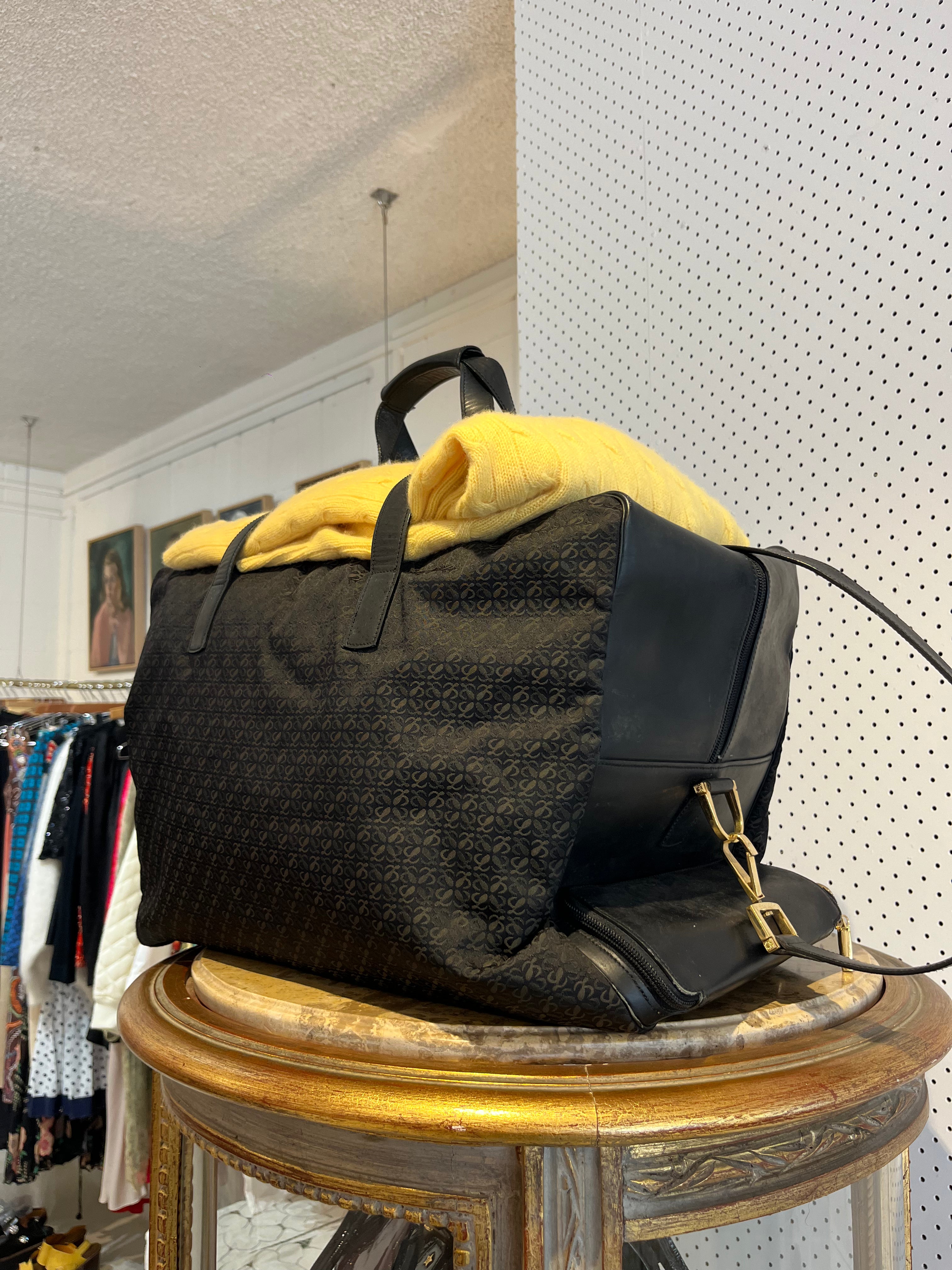 Loewe Black Duffle Bag-4