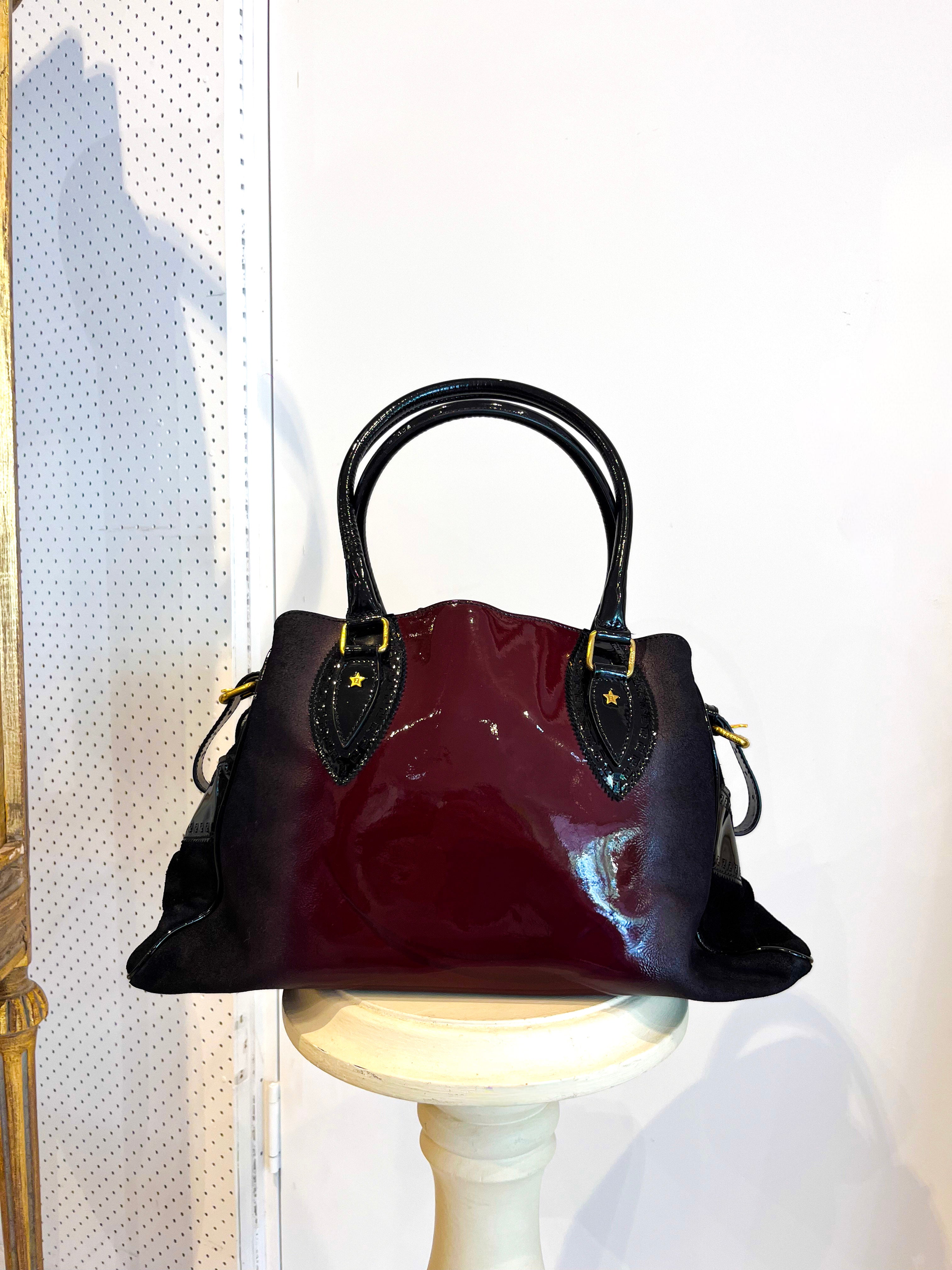 Black and Fucia Ombre Fendi Bag-3