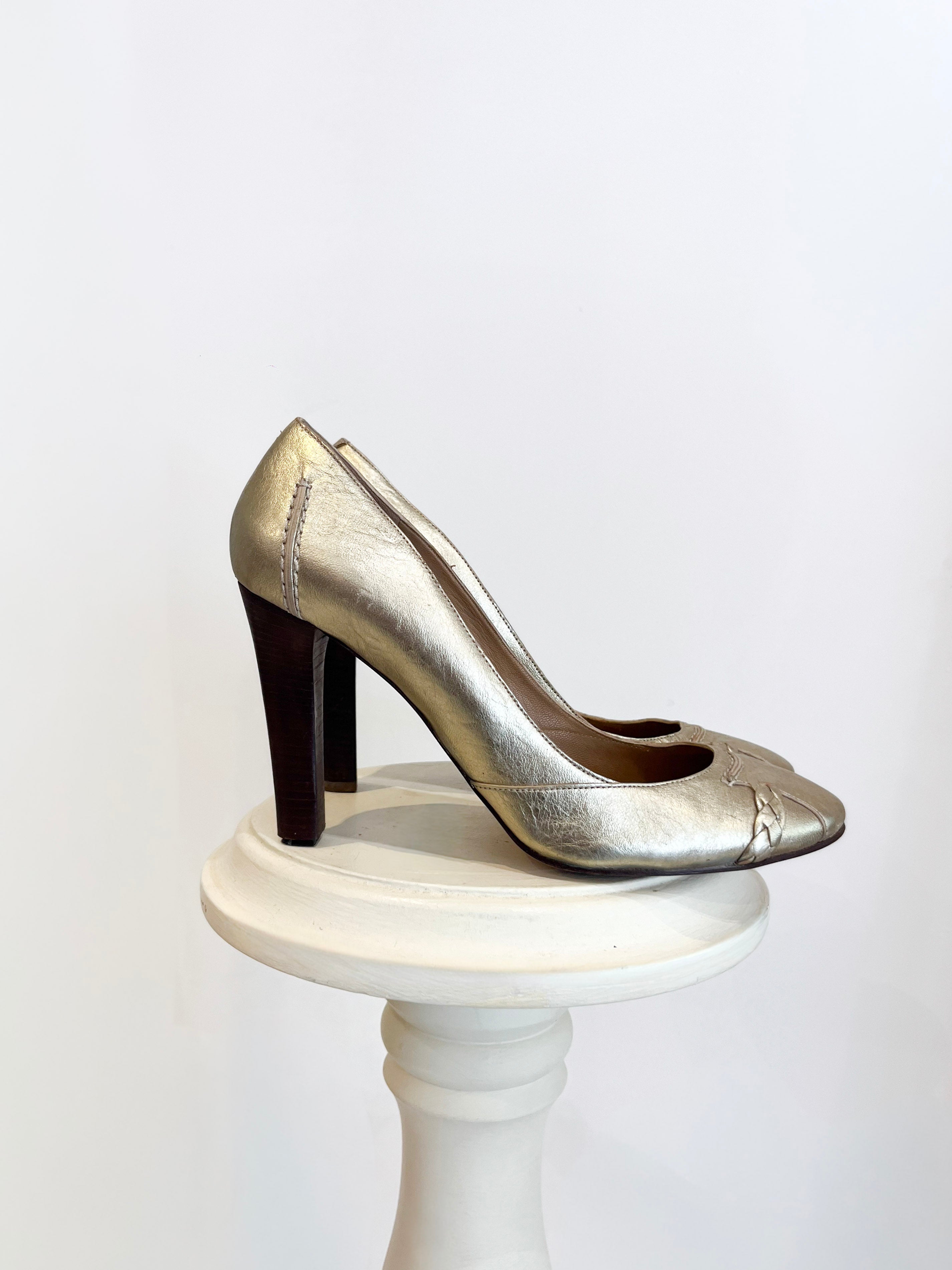 Chloe Gold Heels-2